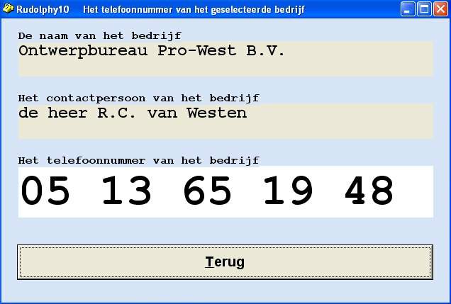 Terug naar Rudolpy Foto's